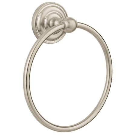 Pfister Pfister Redmond Towel Ring Brushed Nickel BRB-R0KK